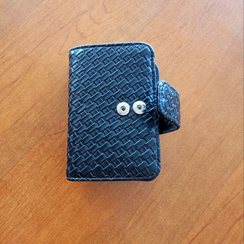 Leather credit card holder